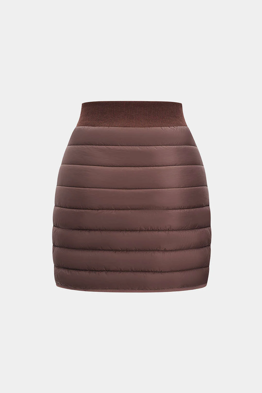 Patchwork Quilted Zipper A-Line Skirt - Weenar