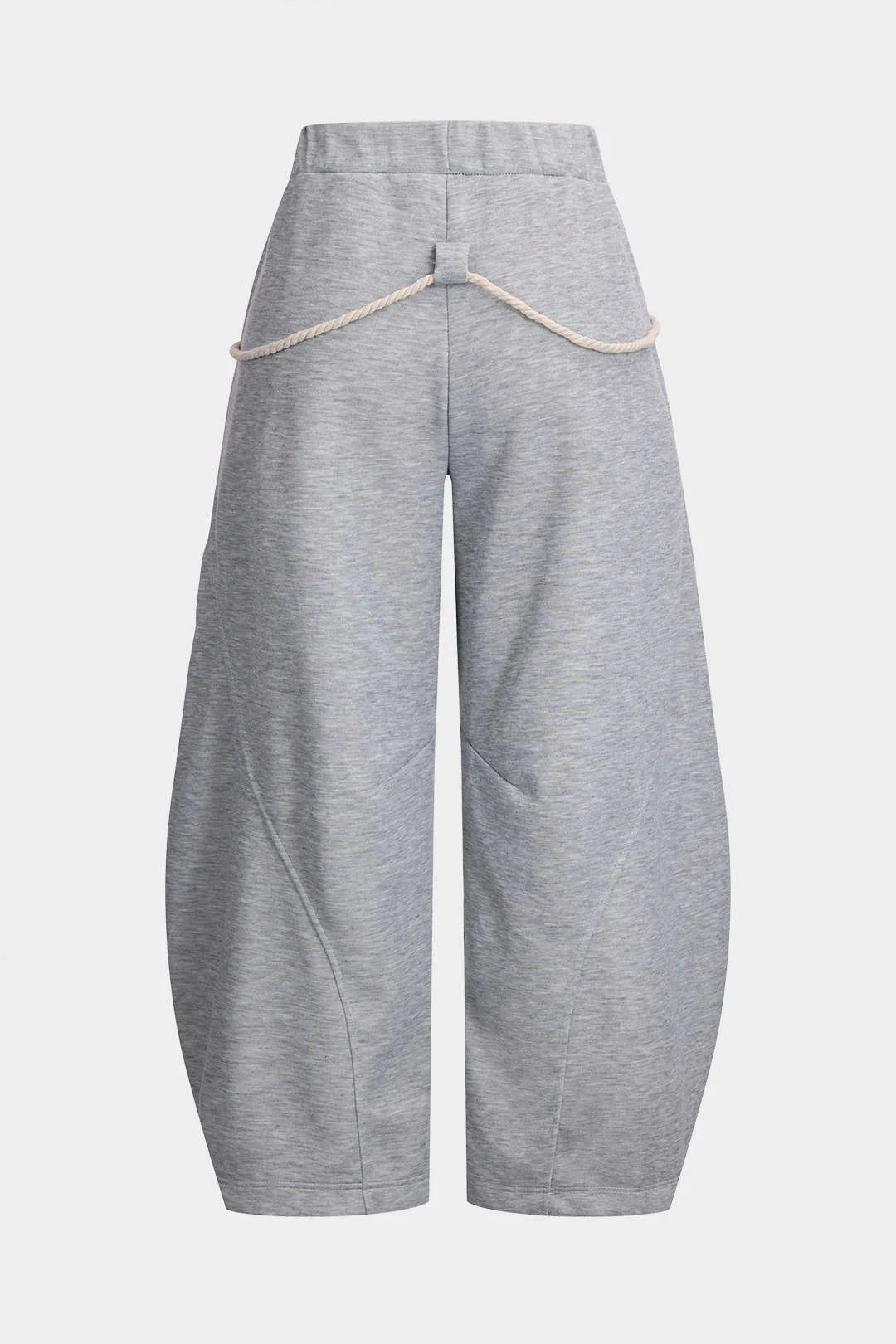 Drawstring Wide Leg Trousers - Weenar