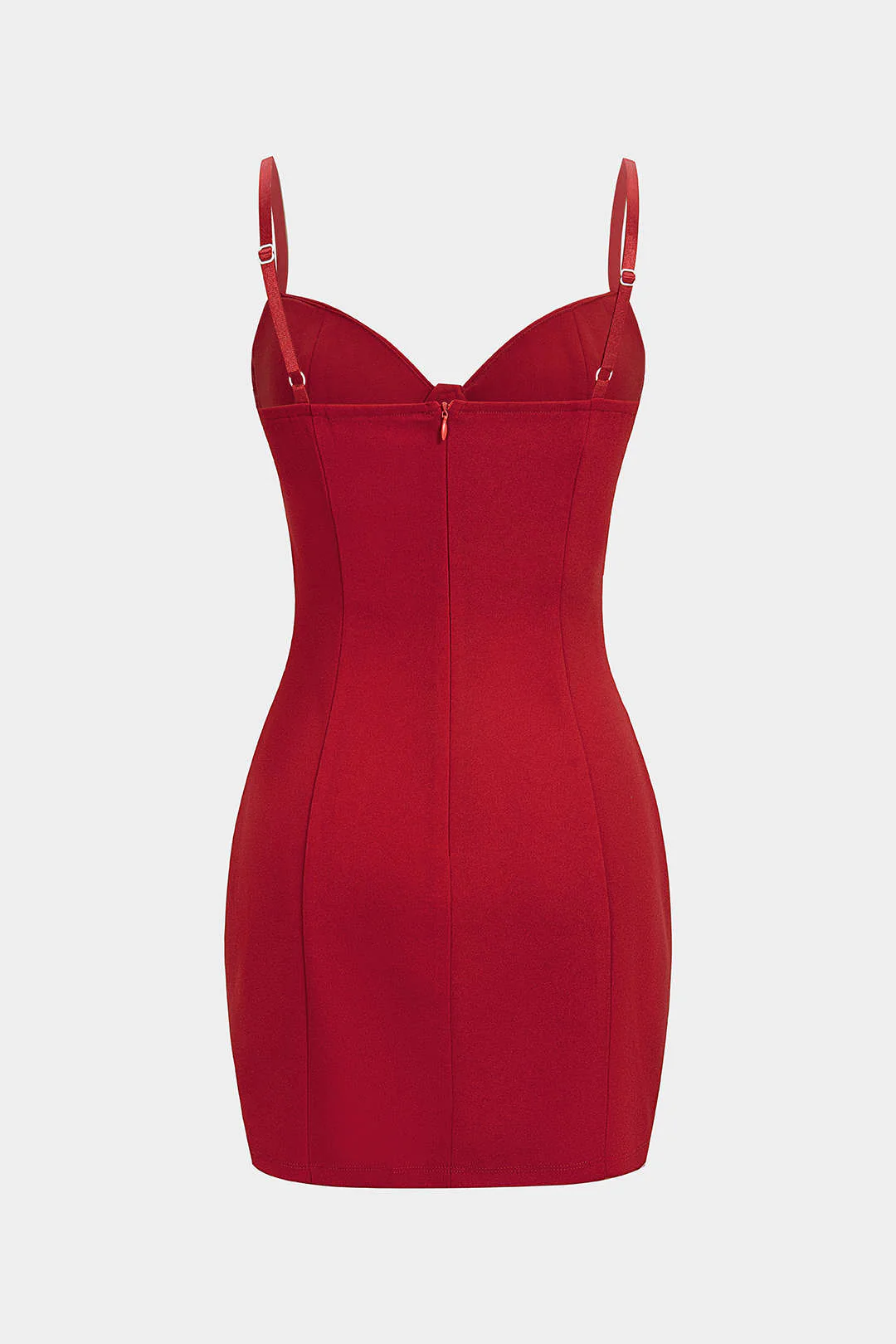 Bustier Zipper Slip Sleeveless Mini Dress - Weenar