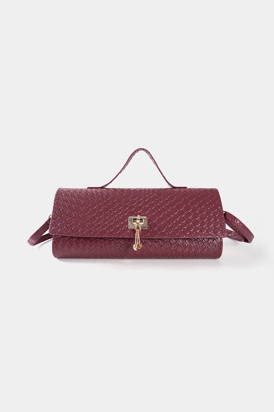 Woven Metal Clutch Bag - Weenar
