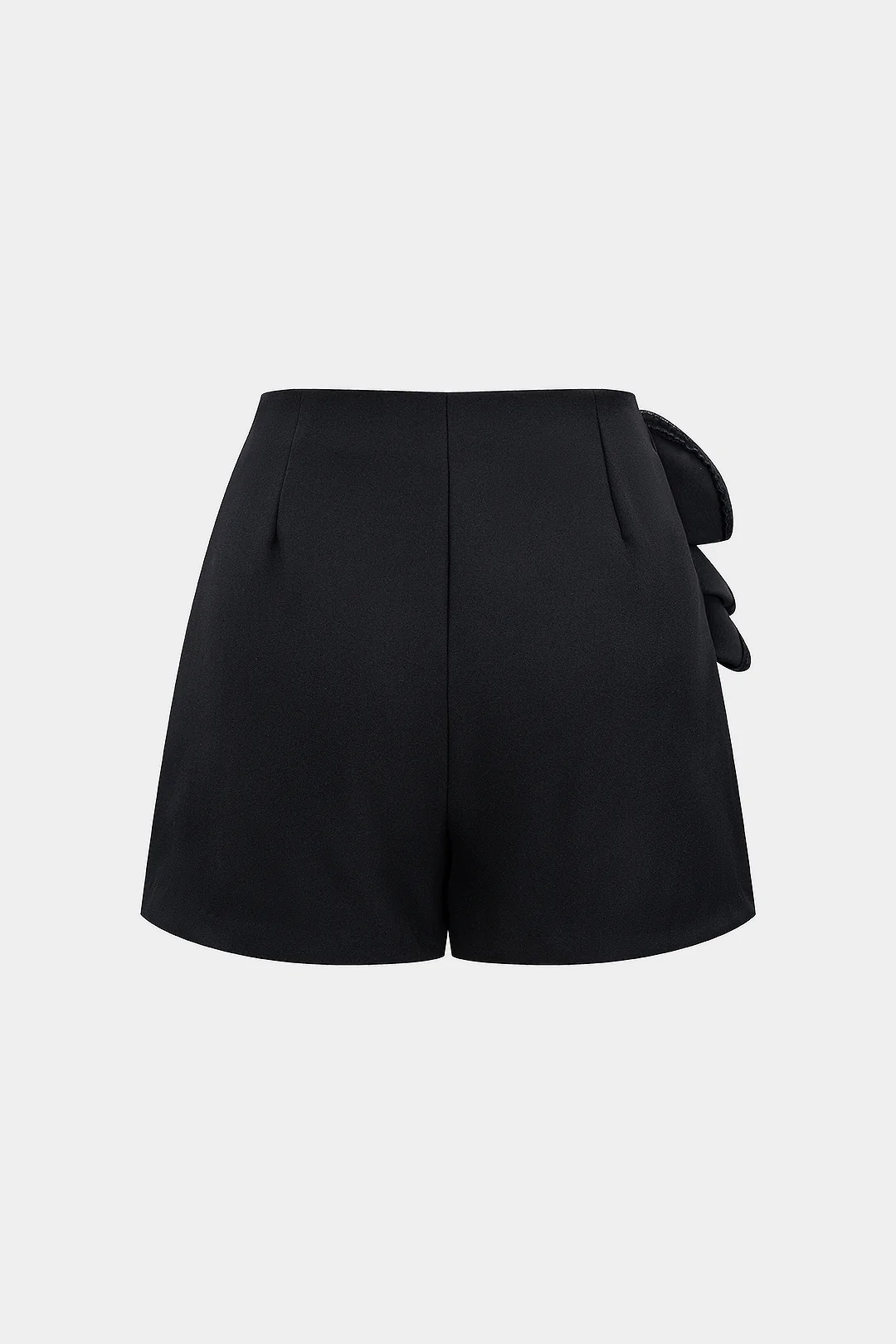 Solid Pleated High Waist Skirt - Weenar