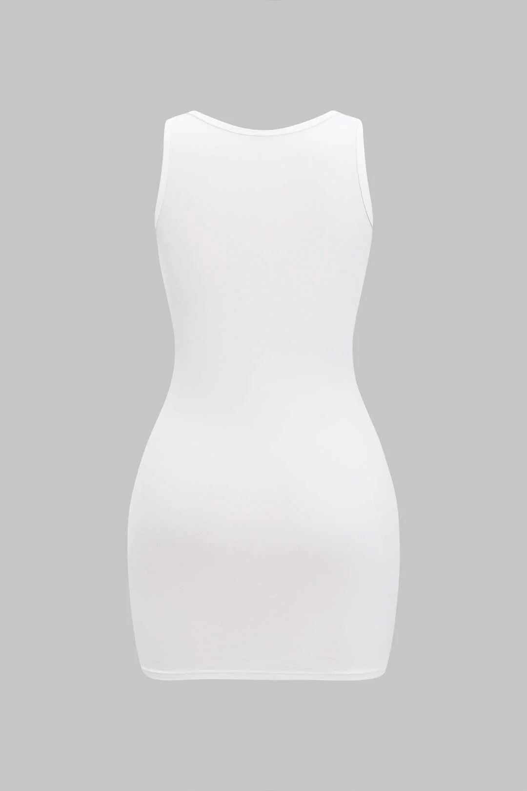 Patchwork Sleeveless Tank Mini Dress - Weenar