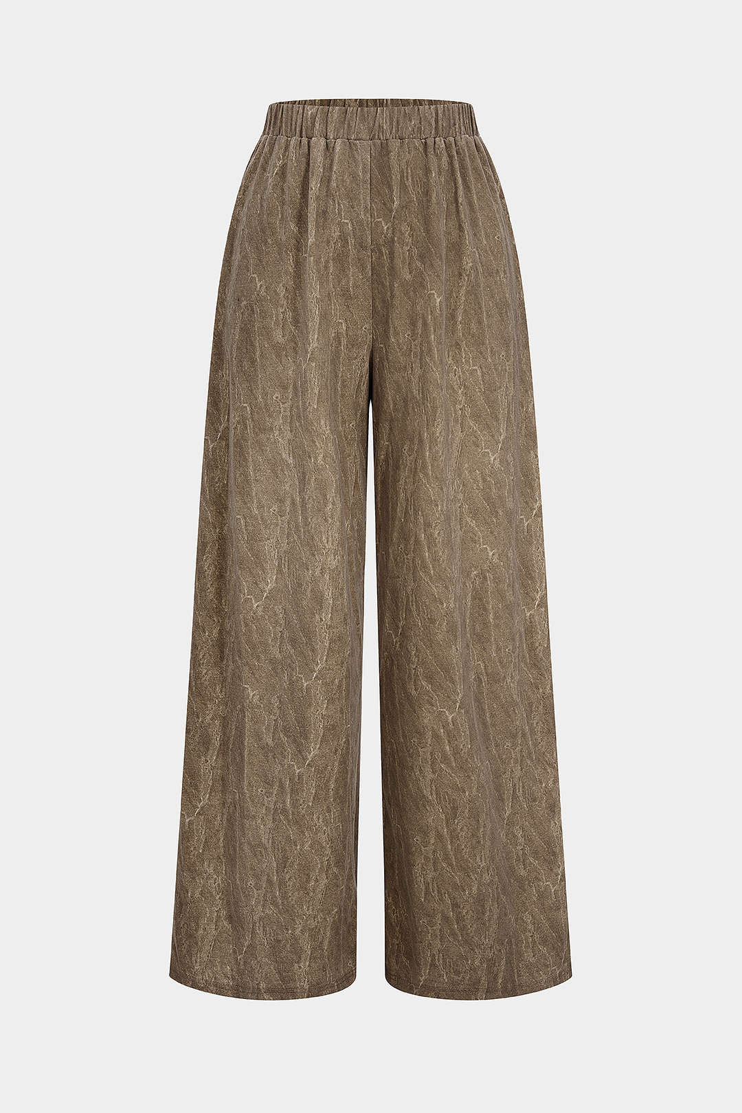 High Waist Washed Trousers - Weenar