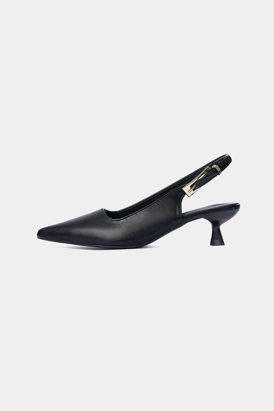 Metallic Tie Up Pointed Heels - Weenar