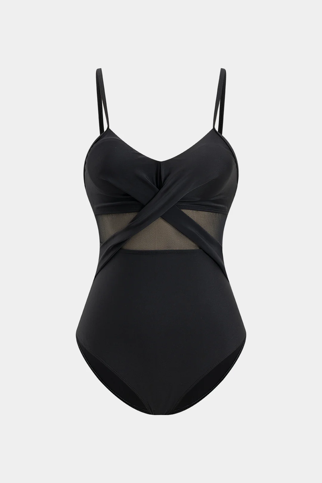 Crossed Backless Swimsuit - Weenar