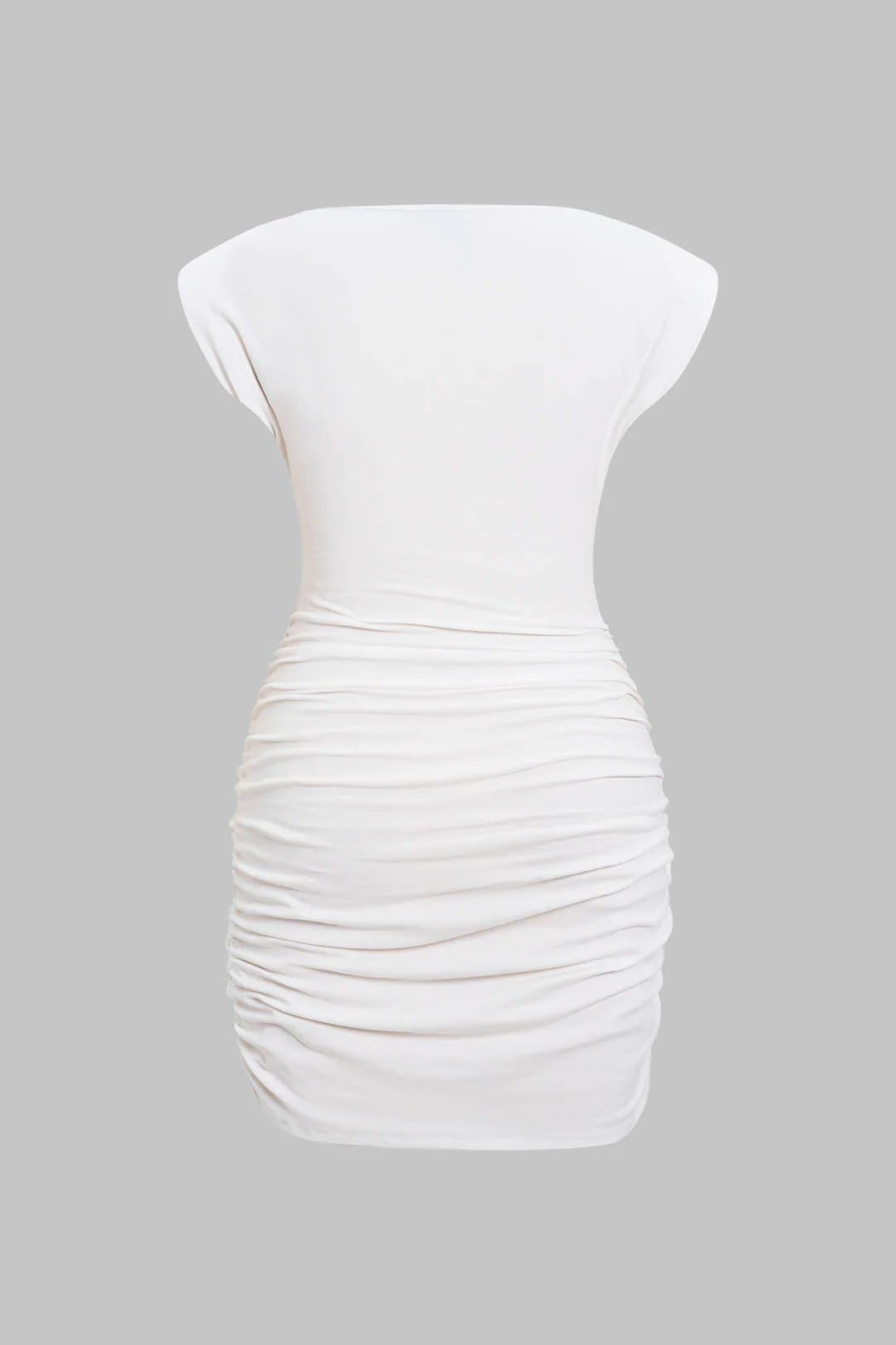 Ruched Twist Knot  Mini Dress - Weenar