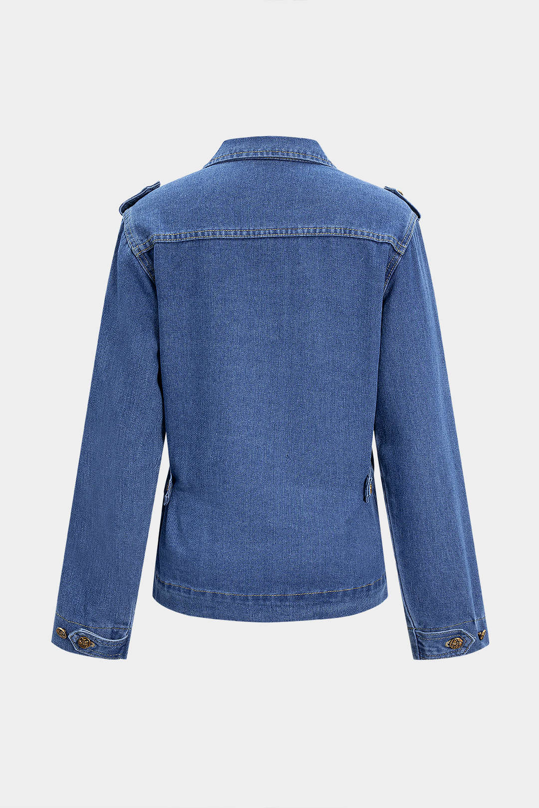 Denim Button Pocket Outerwear - Weenar