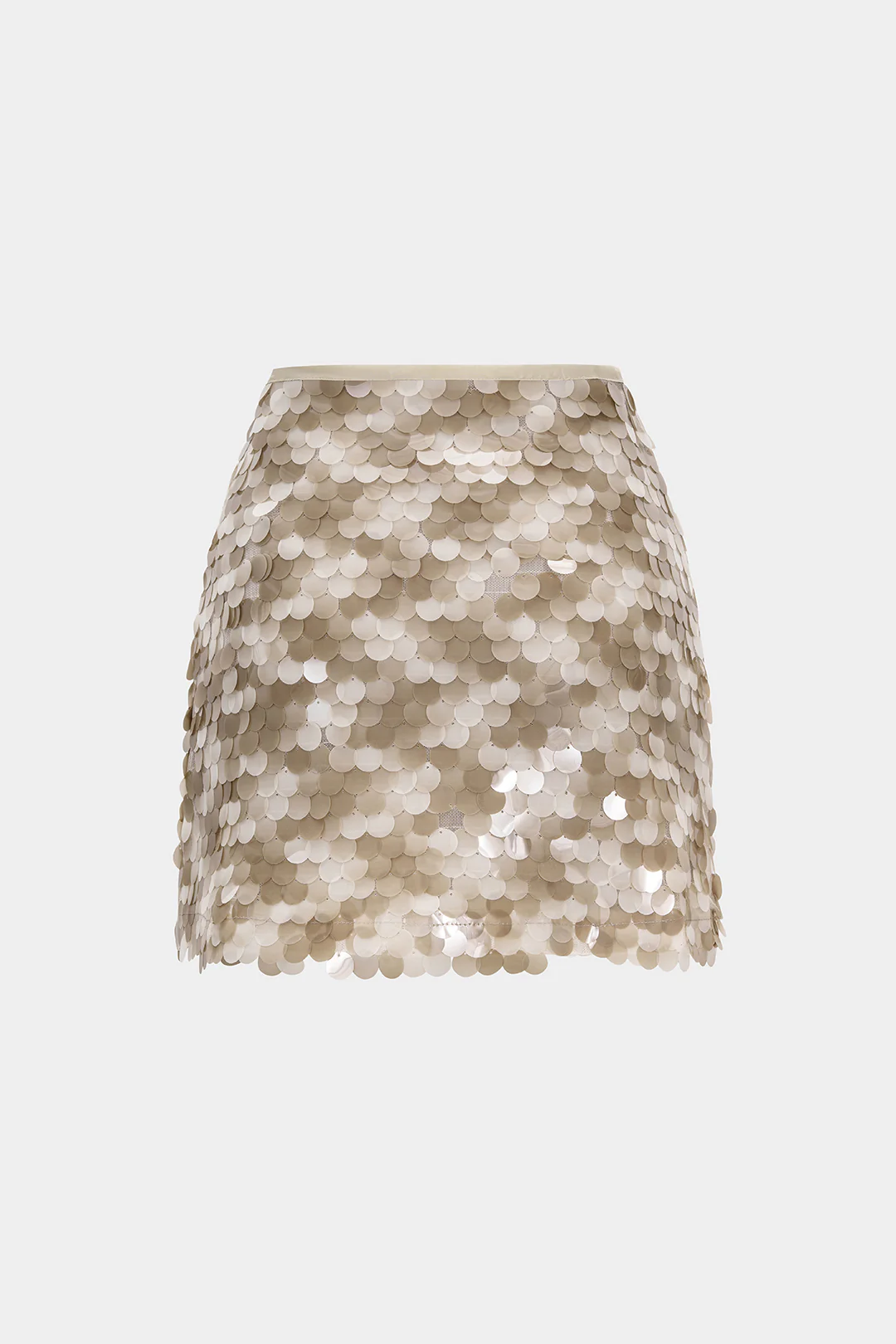 Colorblock Sequin Mini Skirt - Weenar