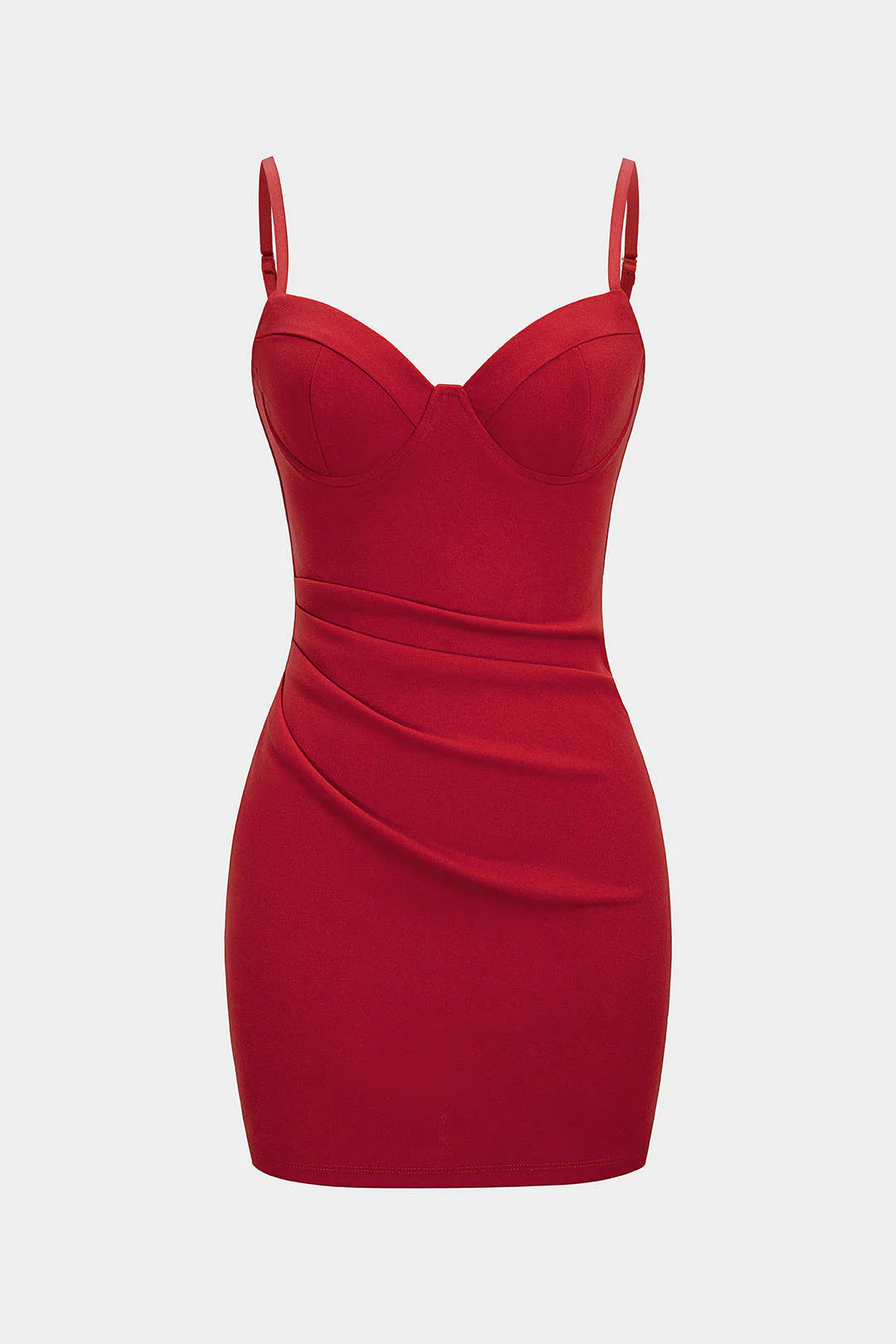 Bustier Zipper Slip Sleeveless Mini Dress - Weenar