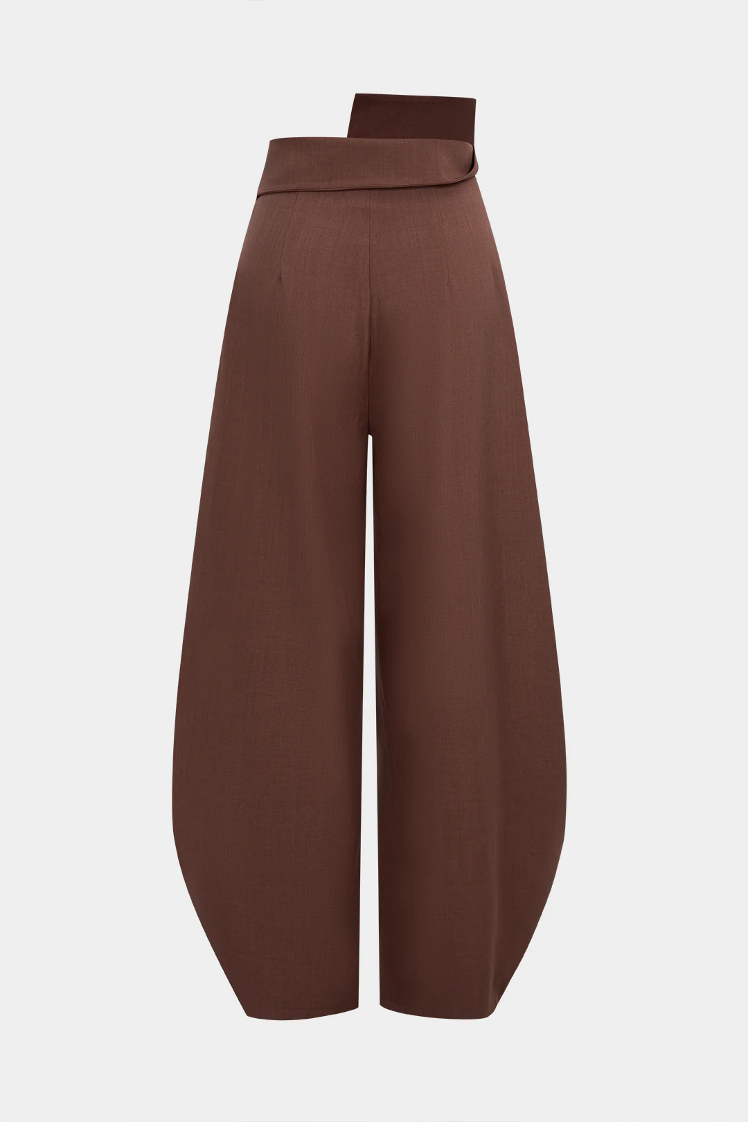 Asymmetrical Button Ruched Pants - Weenar