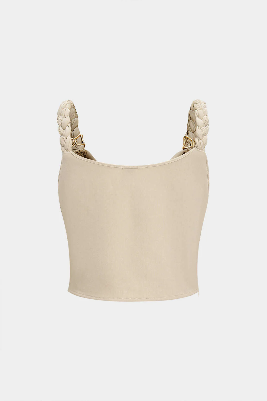 Braided Cowl Neck Cami Top - Weenar