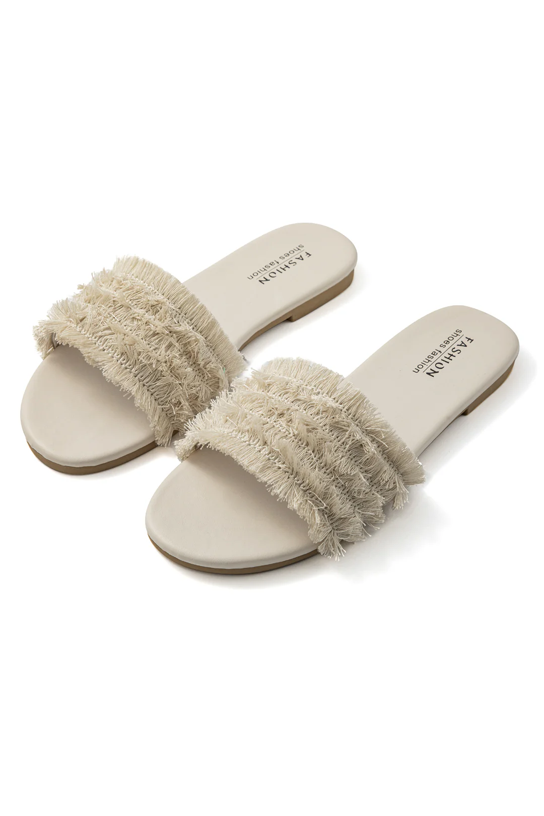 Fringe Toe Slippers - Weenar