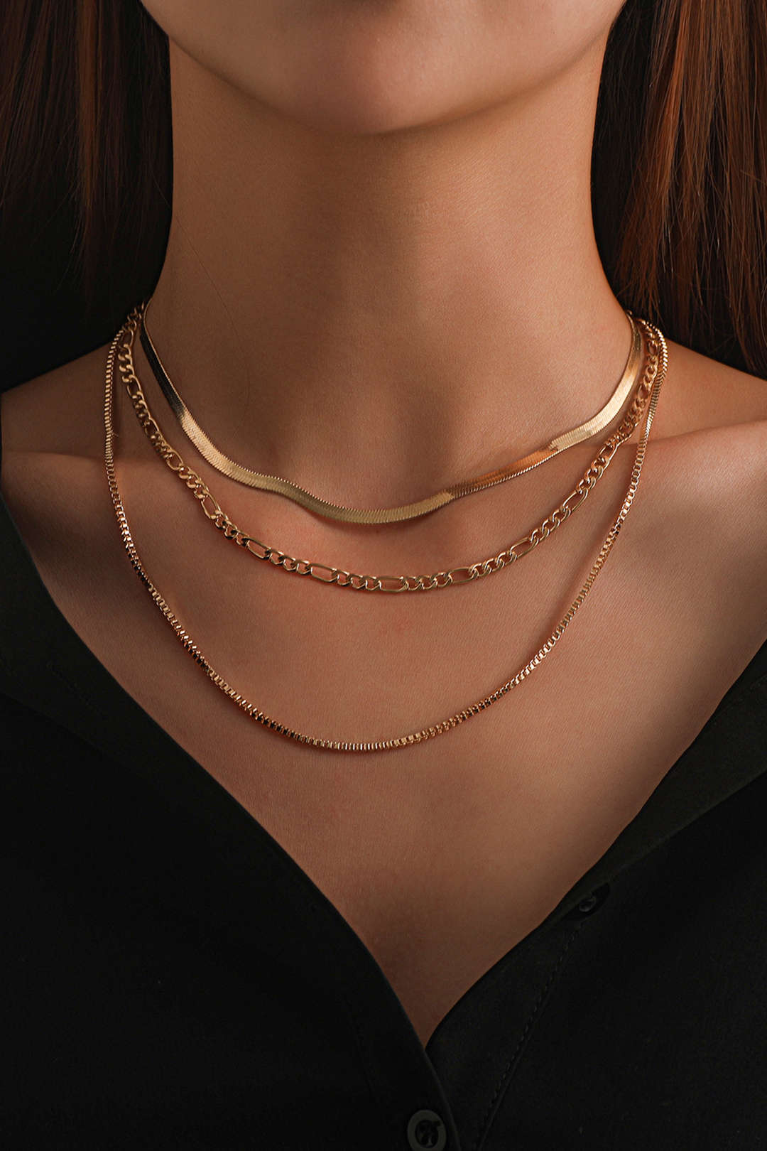 Triple-layered Cuban Chain Necklace - Weenar