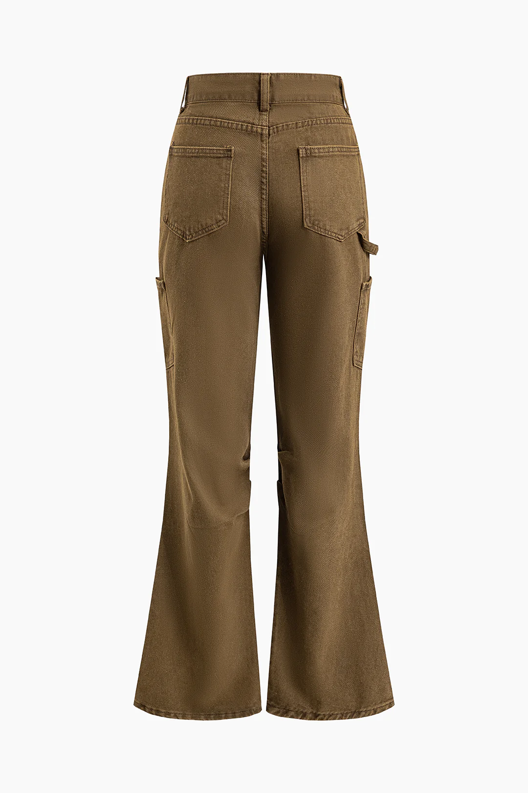 Denim Pocket Flared Jeans - Weenar