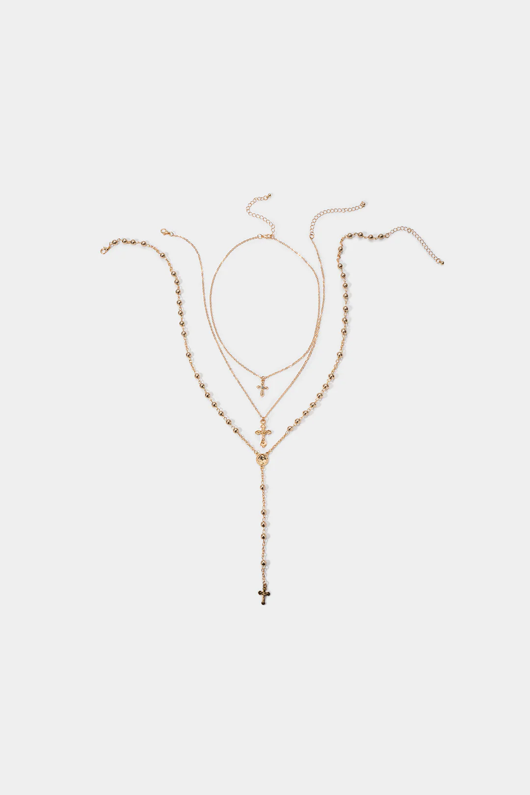 Multi-Layer Metallic Necklace - Weenar