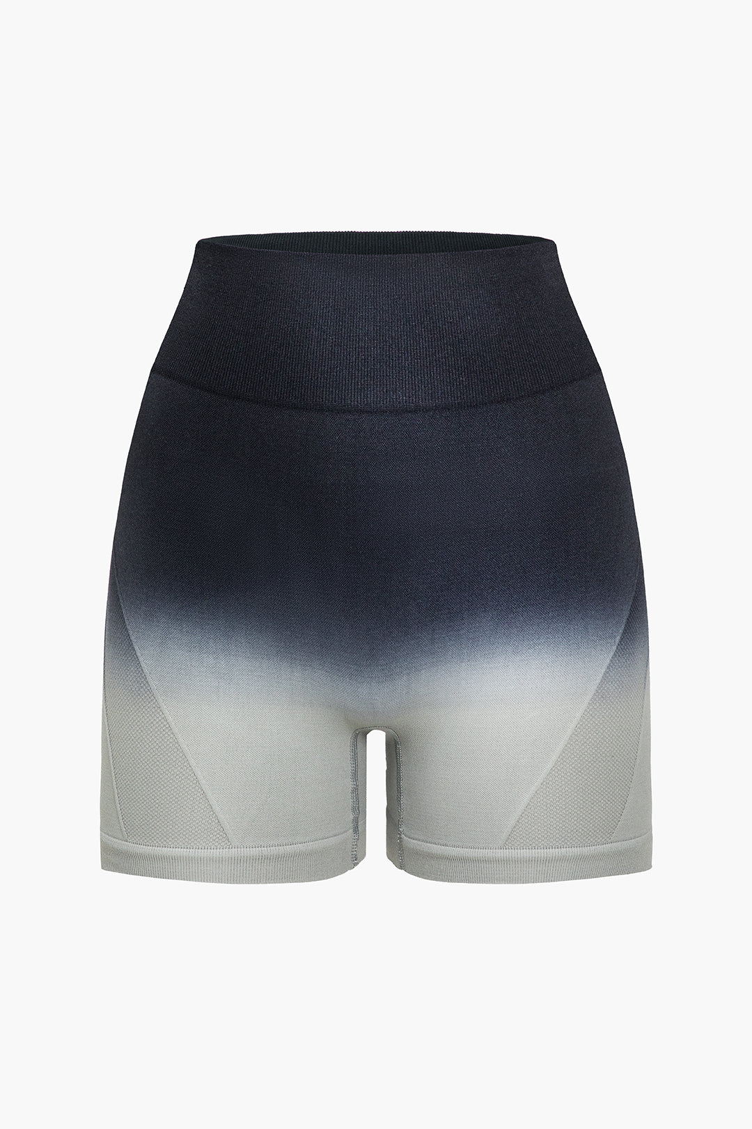 Ombre Print High-Waisted Shorts - Weenar