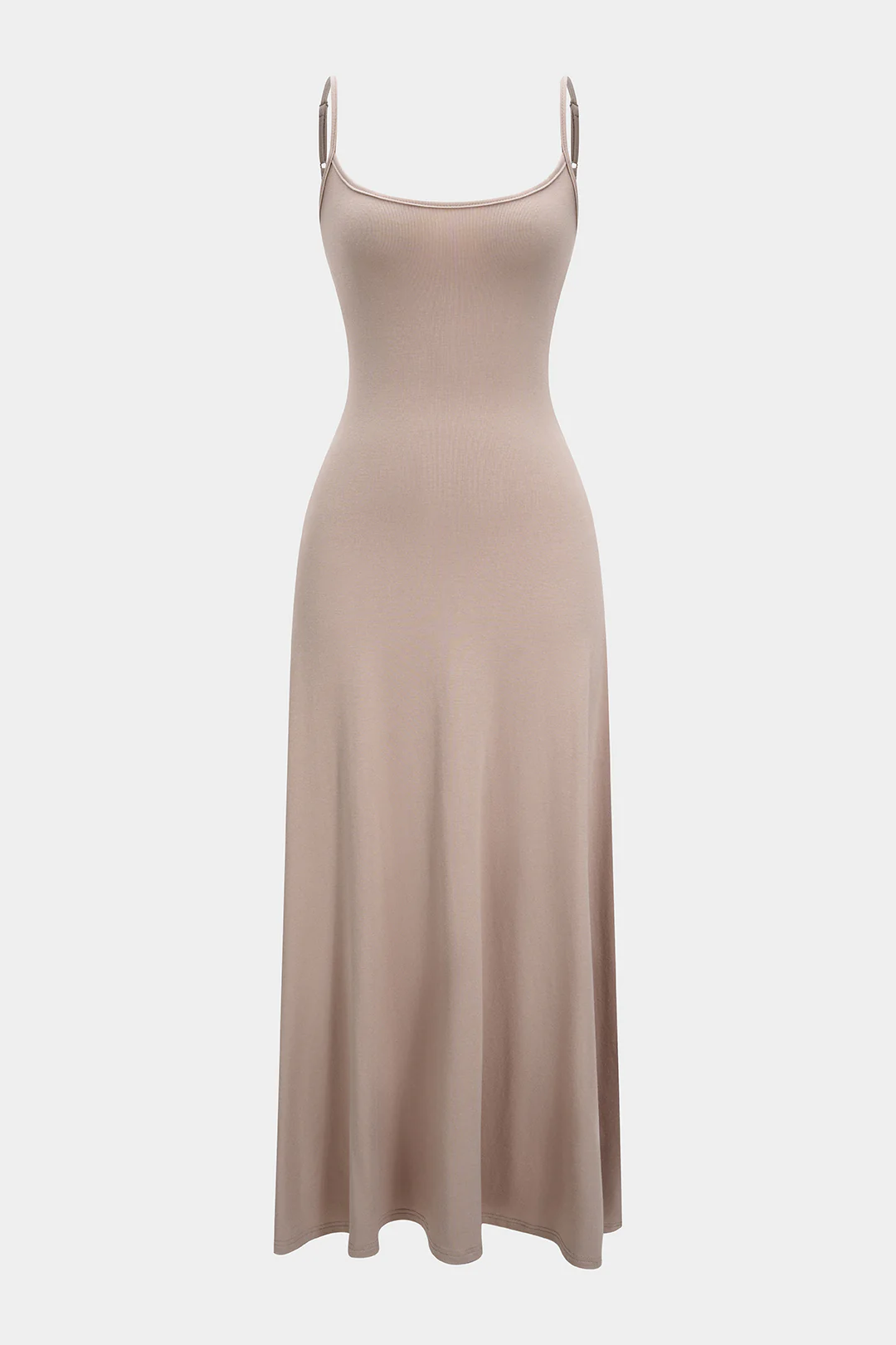 Solid Slip Sleeveless Dress - Weenar