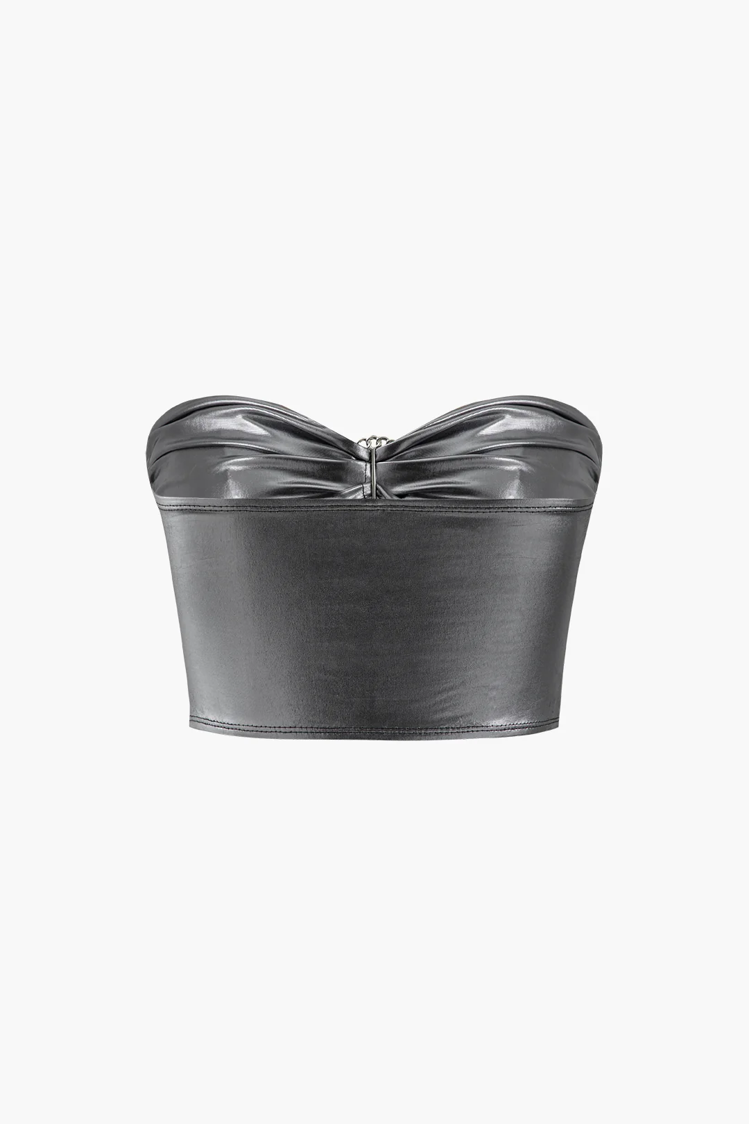 Ruched Cut Out Tube Top - Weenar
