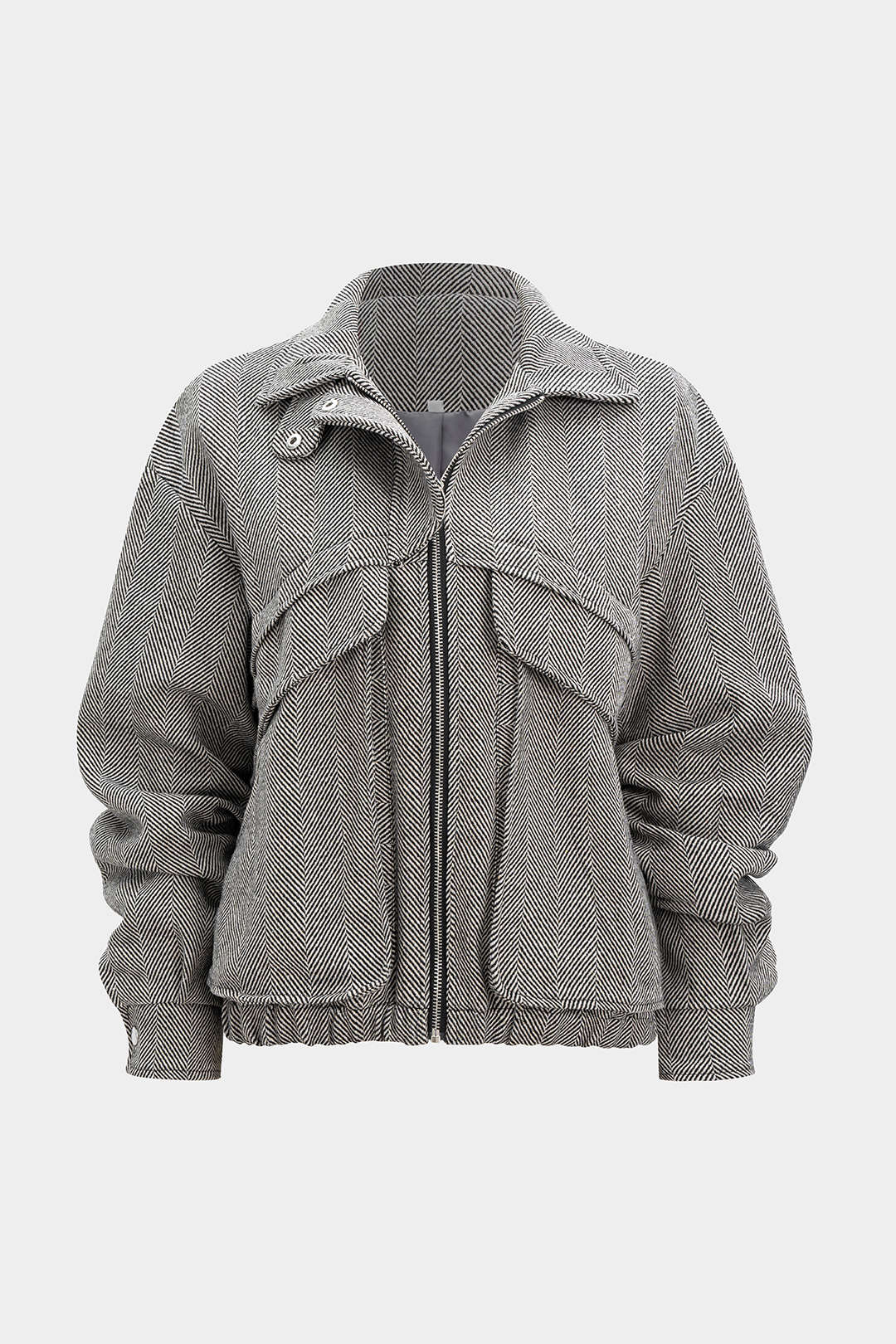 Woolen Zipper Jacket - Weenar