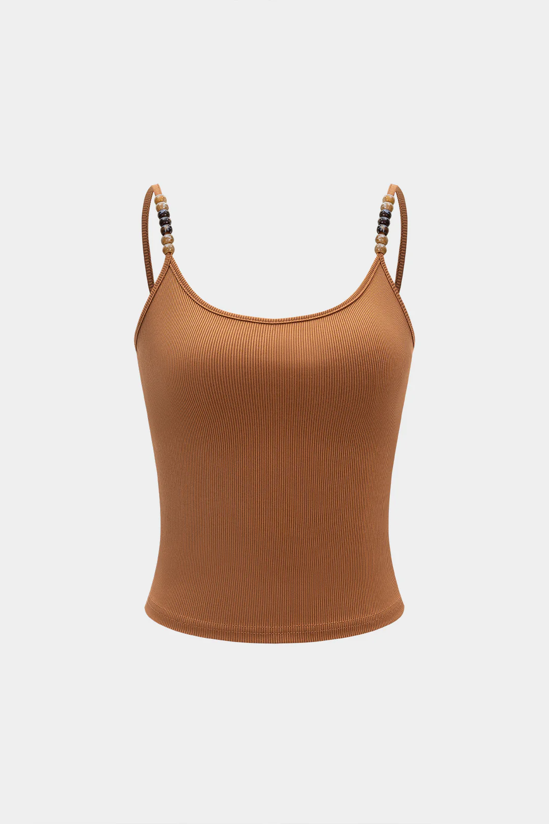 Beaded Ribbed Cami Top - Weenar