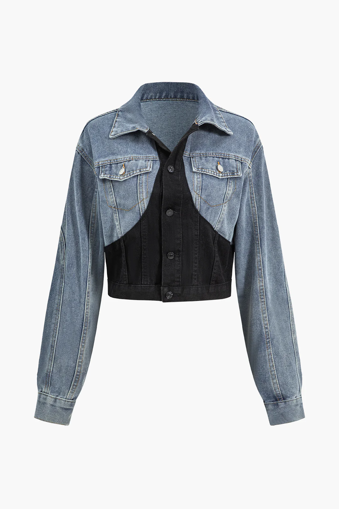 Denim Patchwork Outerwear - Weenar