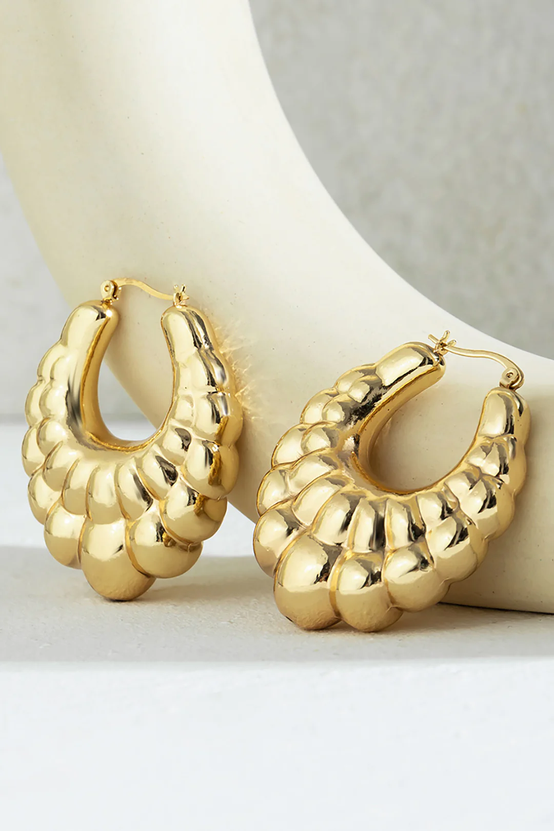 Metal Irregular Earrings - Weenar