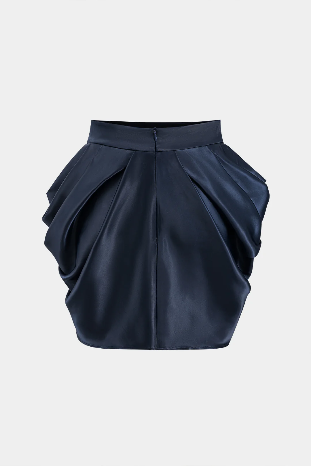 Satin Pleated Mini Skirt - Weenar