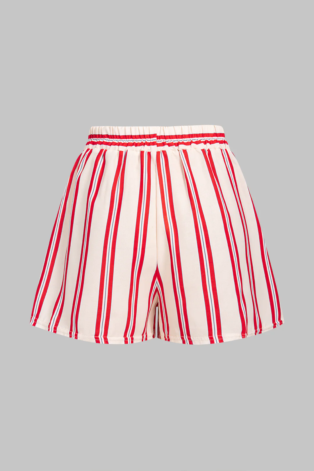 Striped Wide Leg Shorts - Weenar