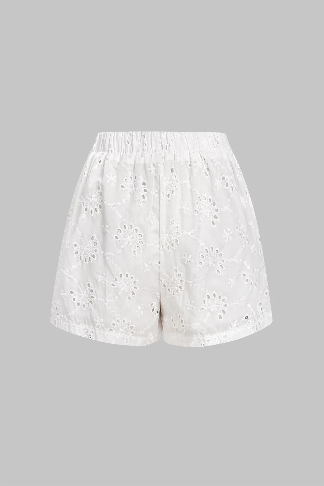 Textured Hollow Out Asymmetrical Skirt - Weenar
