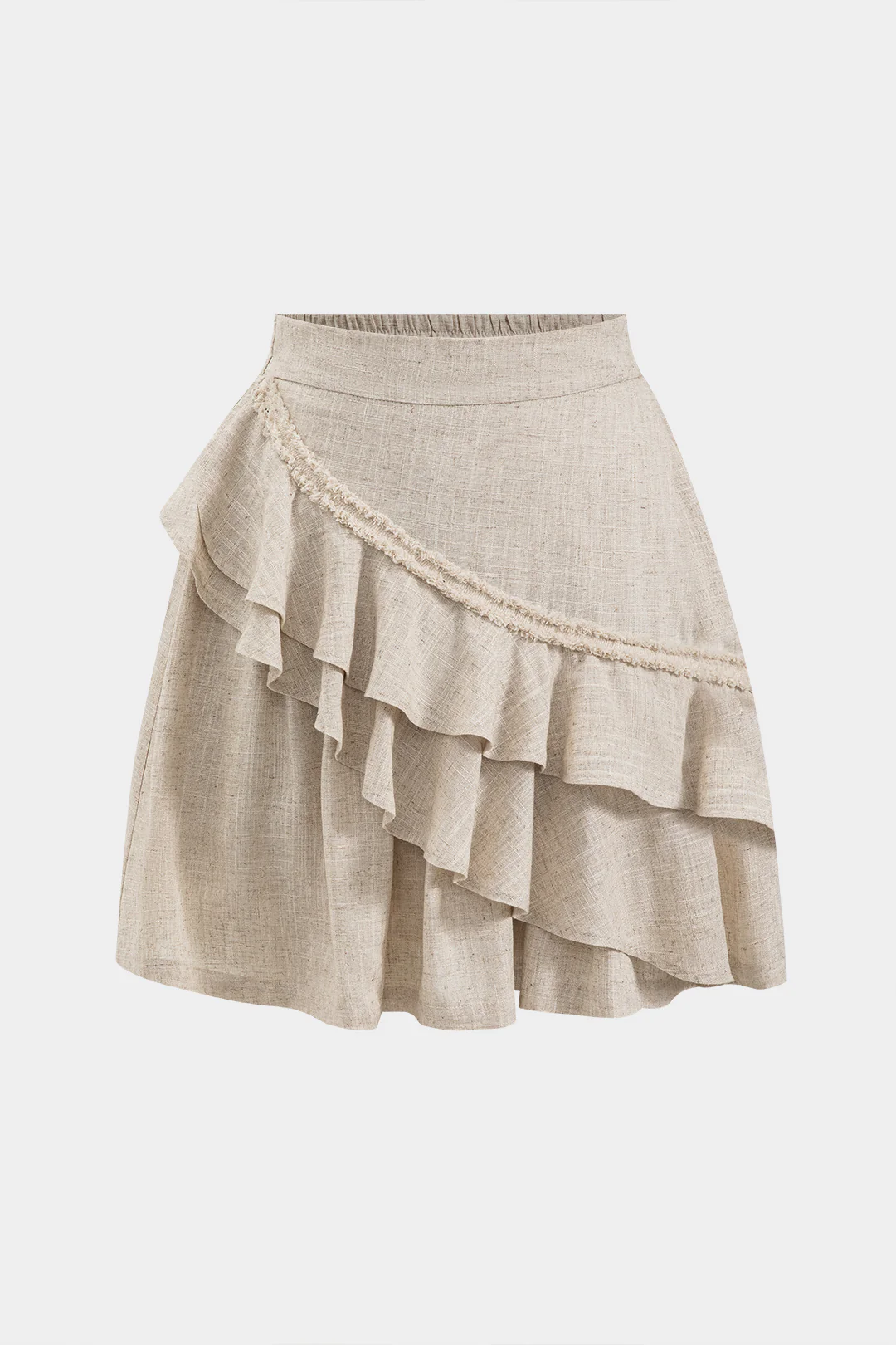 Linen Ruffle Skirt - Weenar