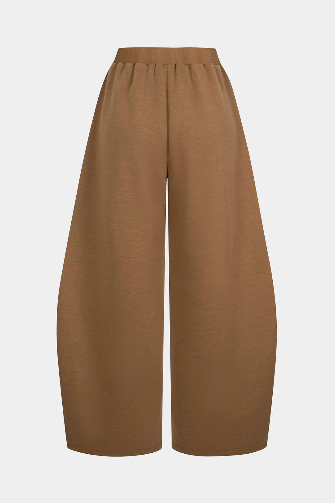 Contrast Stripes Print Ruched Wide Leg Pants - Weenar