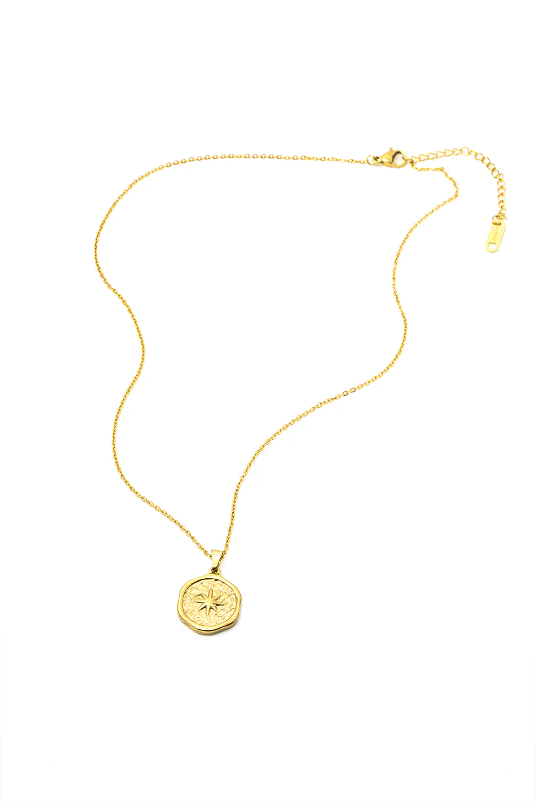 Alloy Star Moon Pendant Necklace - Weenar