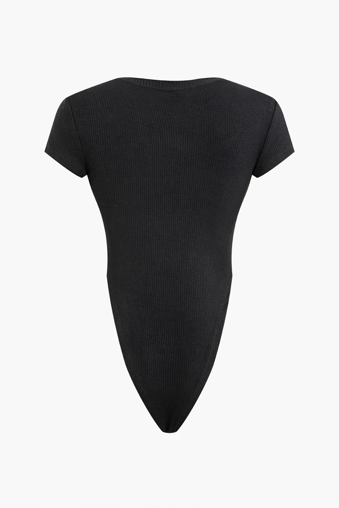 V-Neck Ribbed Sleeveless Bodysuit - Weenar