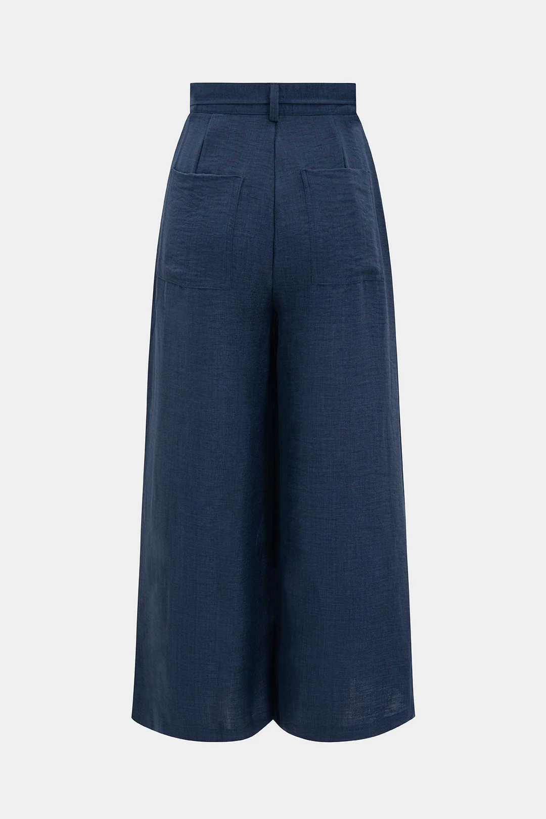 Linen Pocket Wide Leg Pants - Weenar