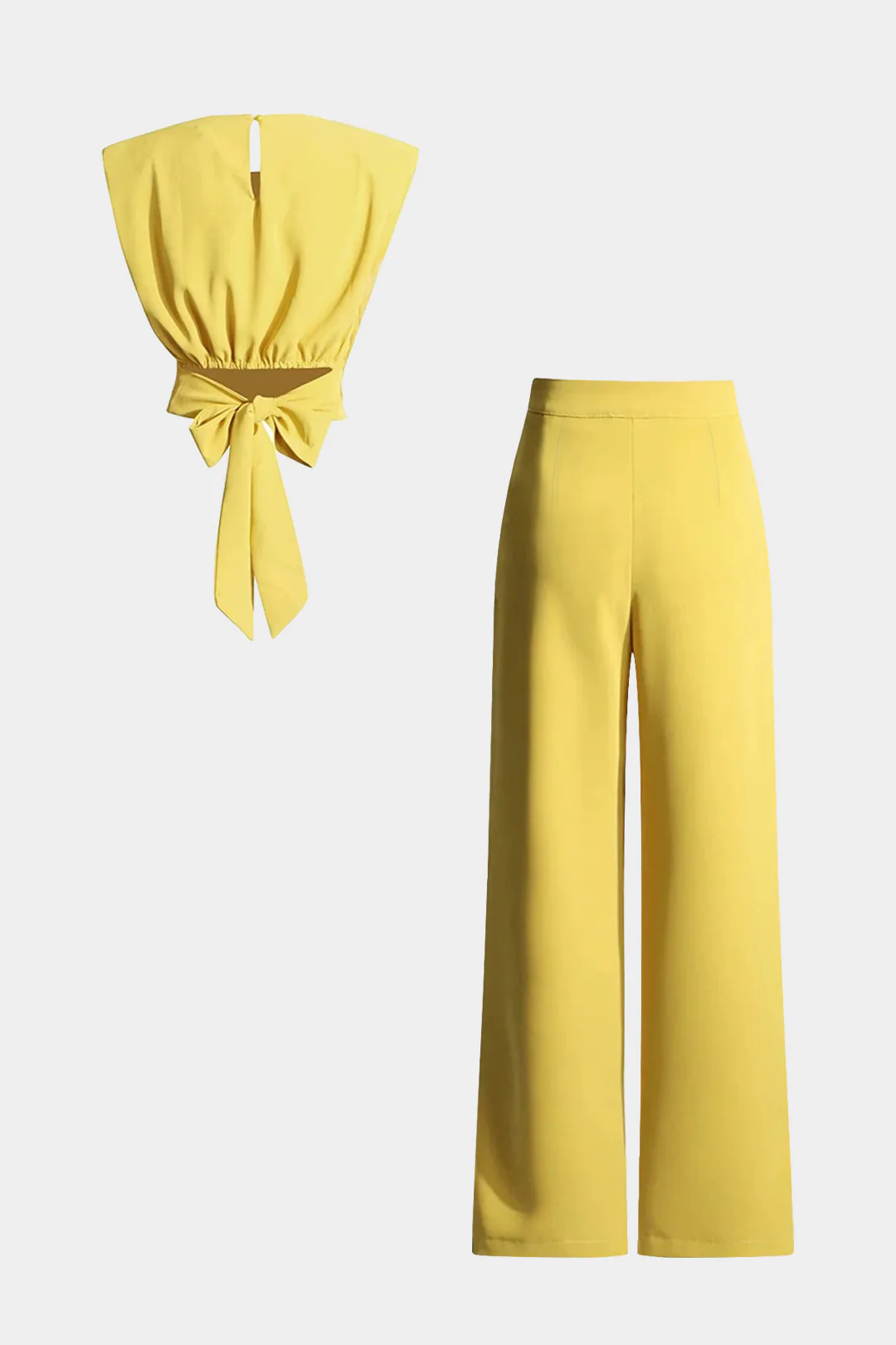 Strappy BackTop And Trousers Set - Weenar