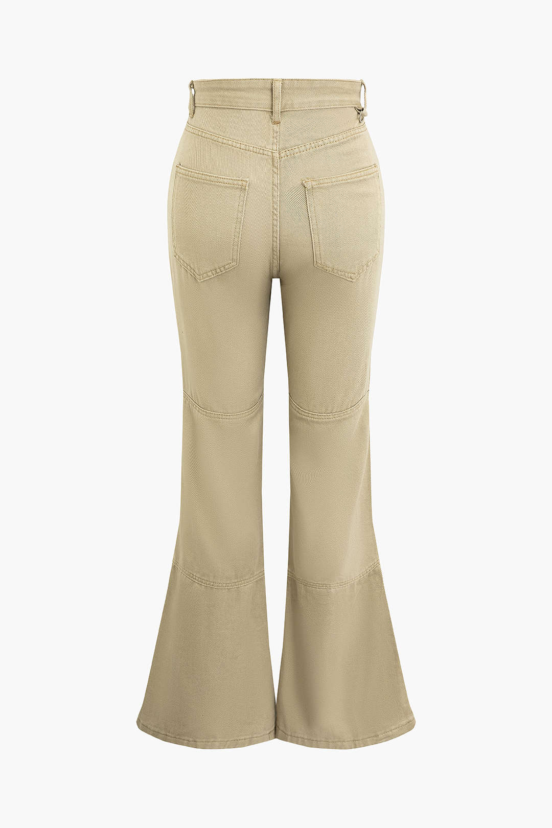 Denim Irregular Flared Jeans - Weenar