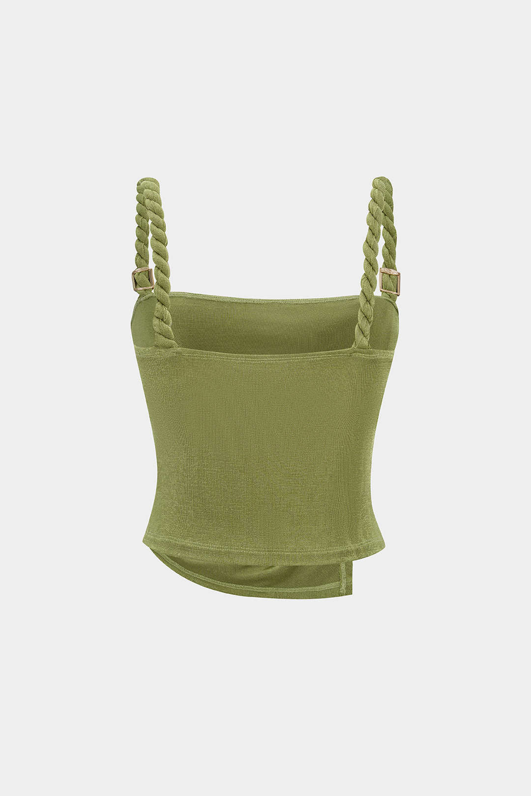 Ruched Twist Knot Slip Cami Top - Weenar