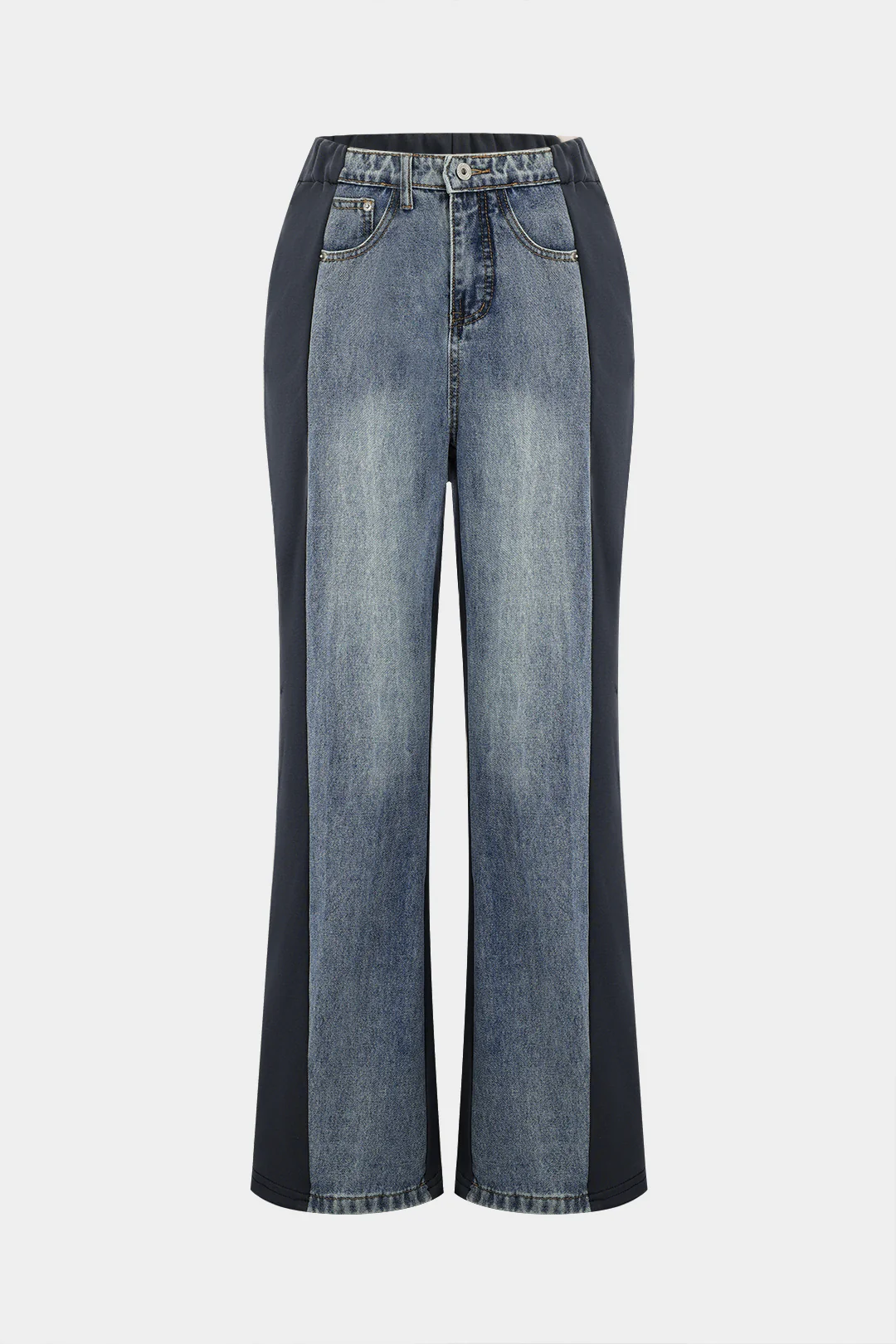 Denim Contrast Pocket Jeans - Weenar