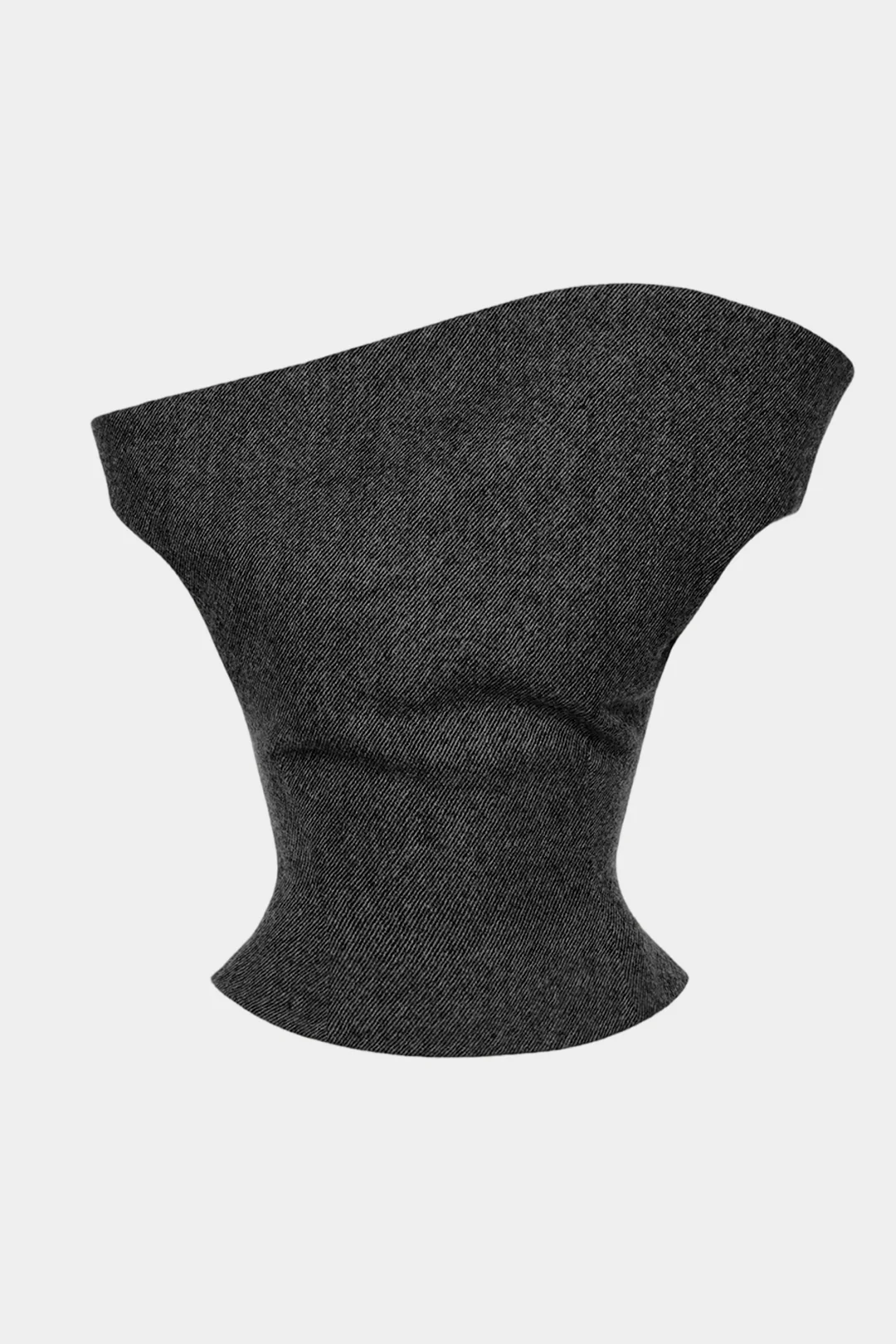One-Shoulder Asymmetrical Short-Sleeve Top - Weenar
