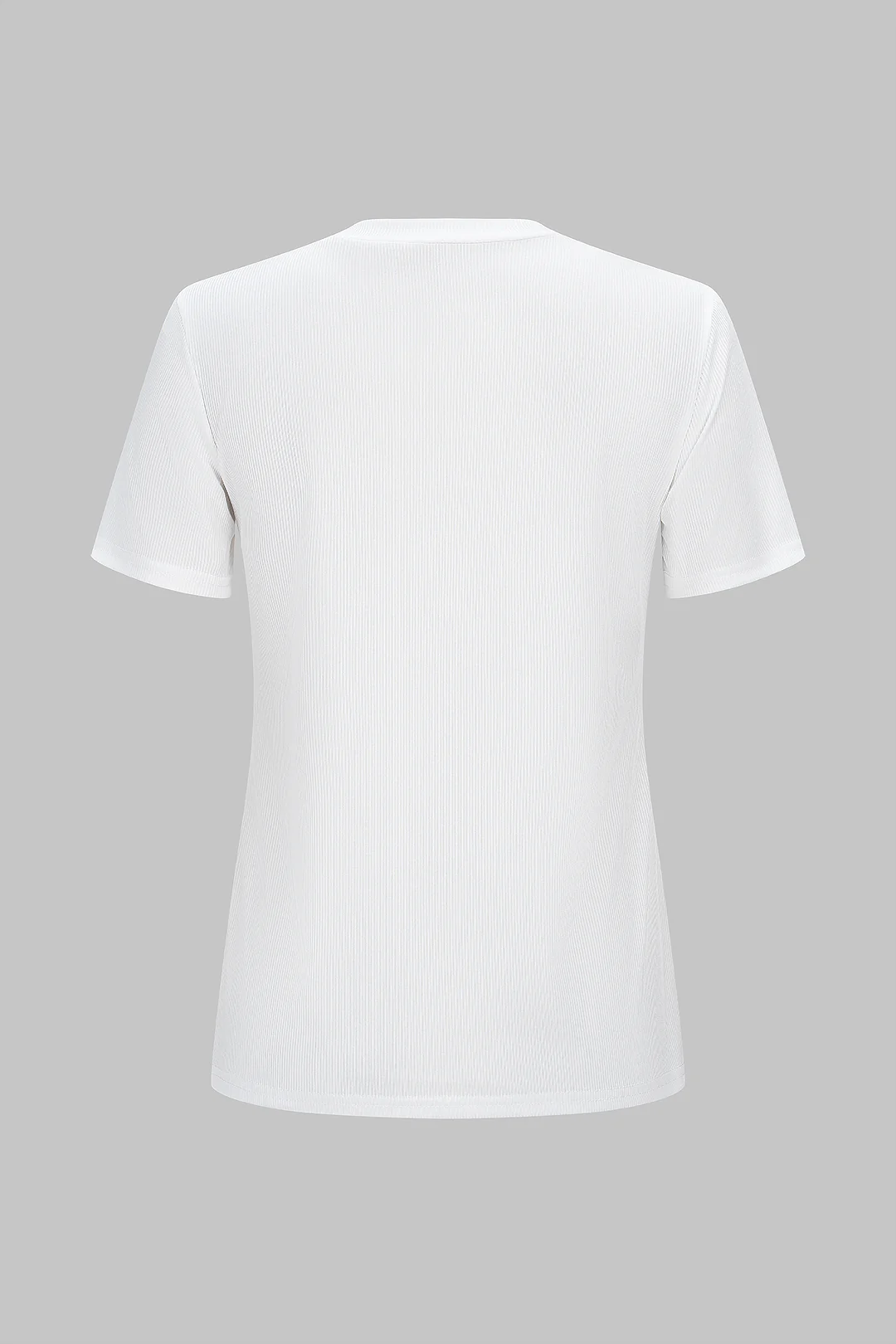 Round Neck Short Sleeve T-Shirt - Weenar