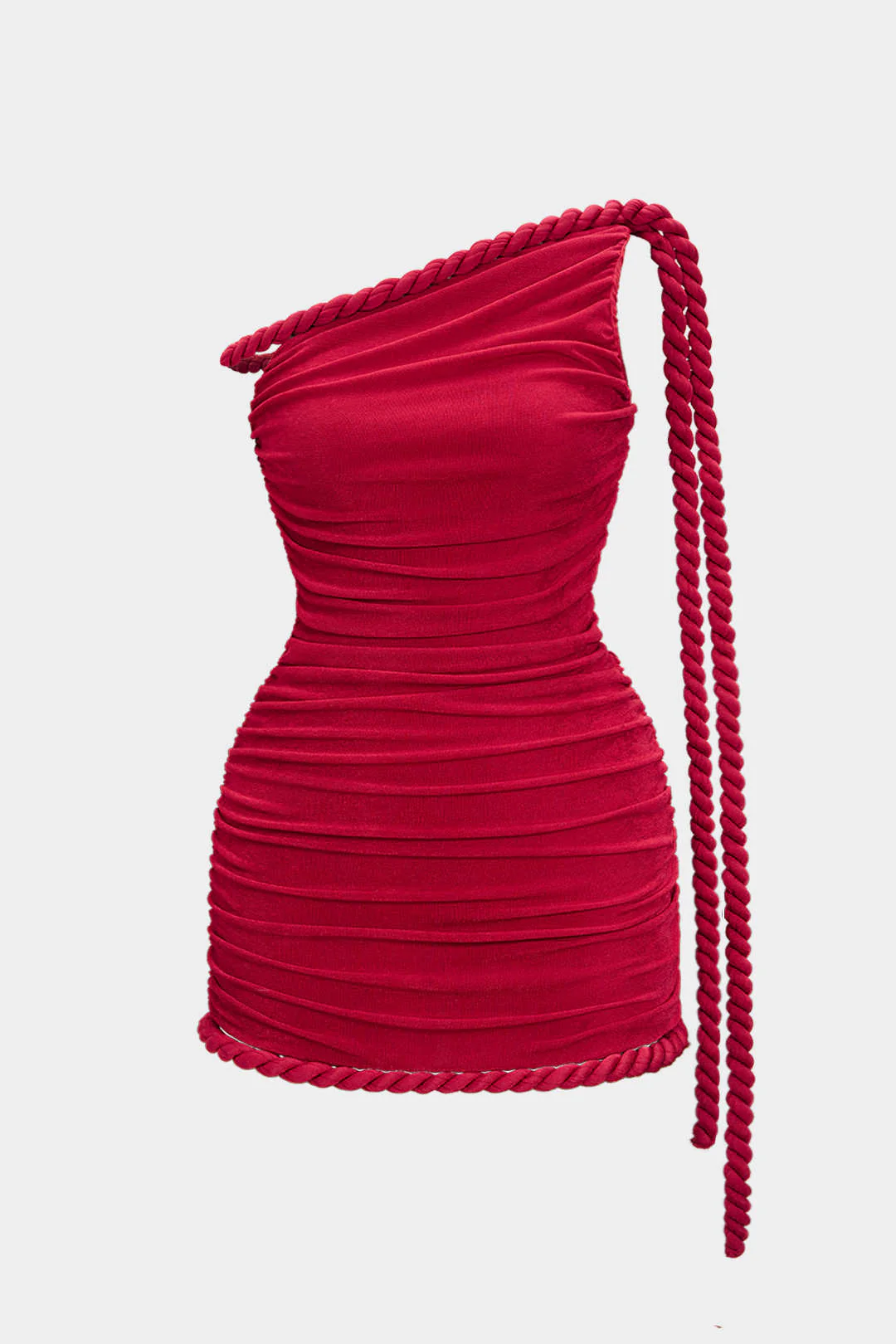 Plus Size Patchwork Twist Knot Sleeveless Mini Dress - Weenar