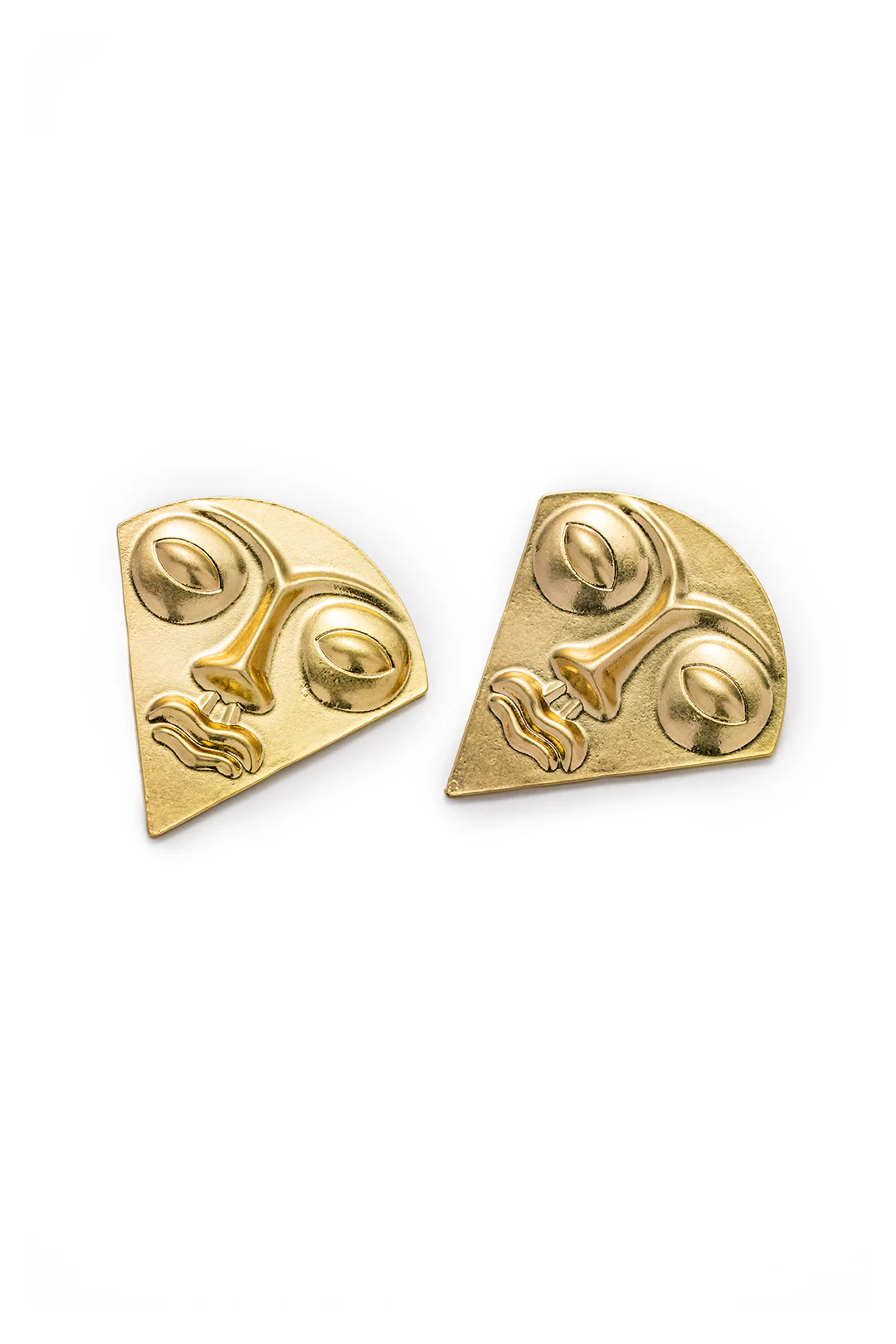 Metal Triangle Shape Earrings - Weenar