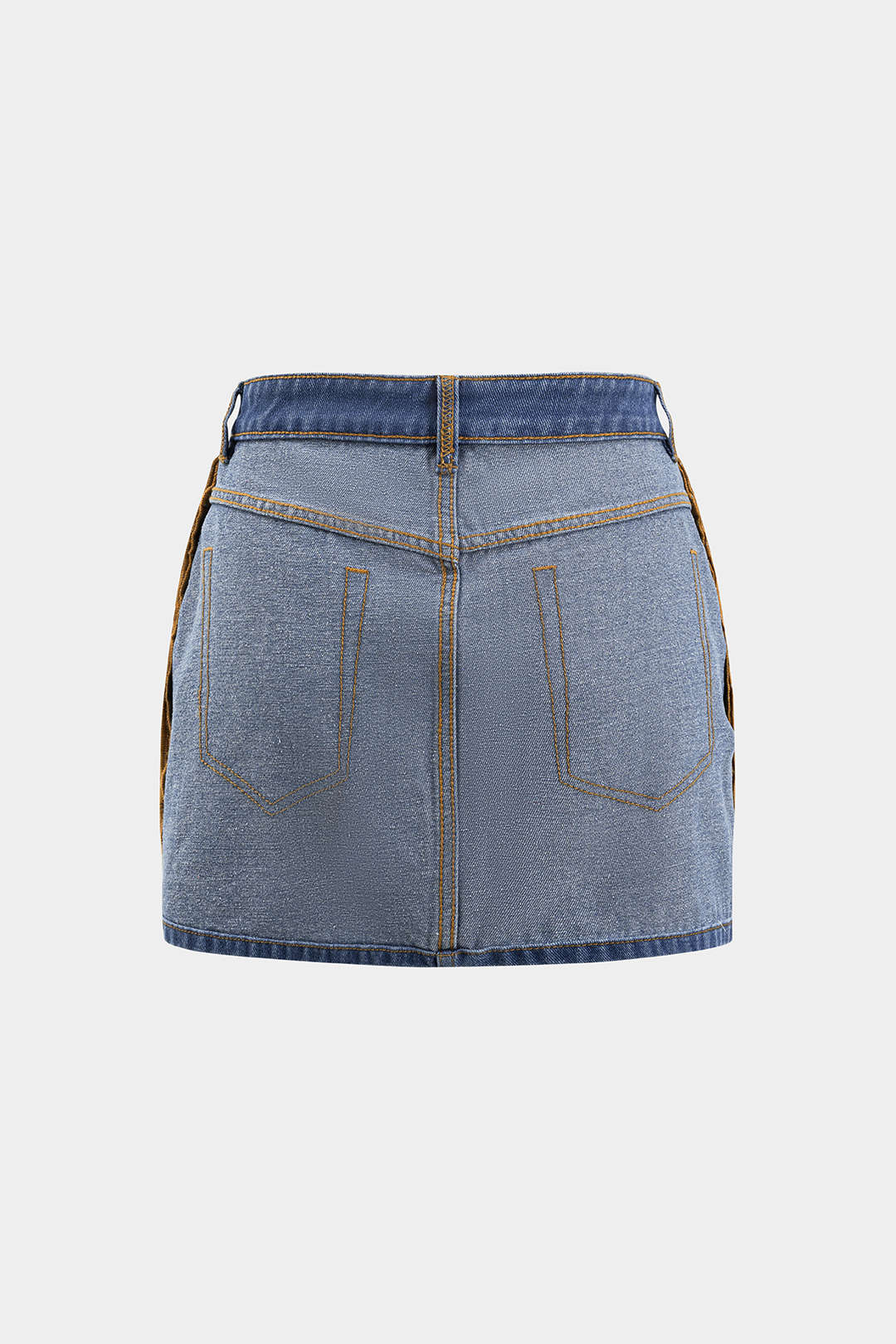 Reversible Denim Pocket Mini Skirt - Weenar