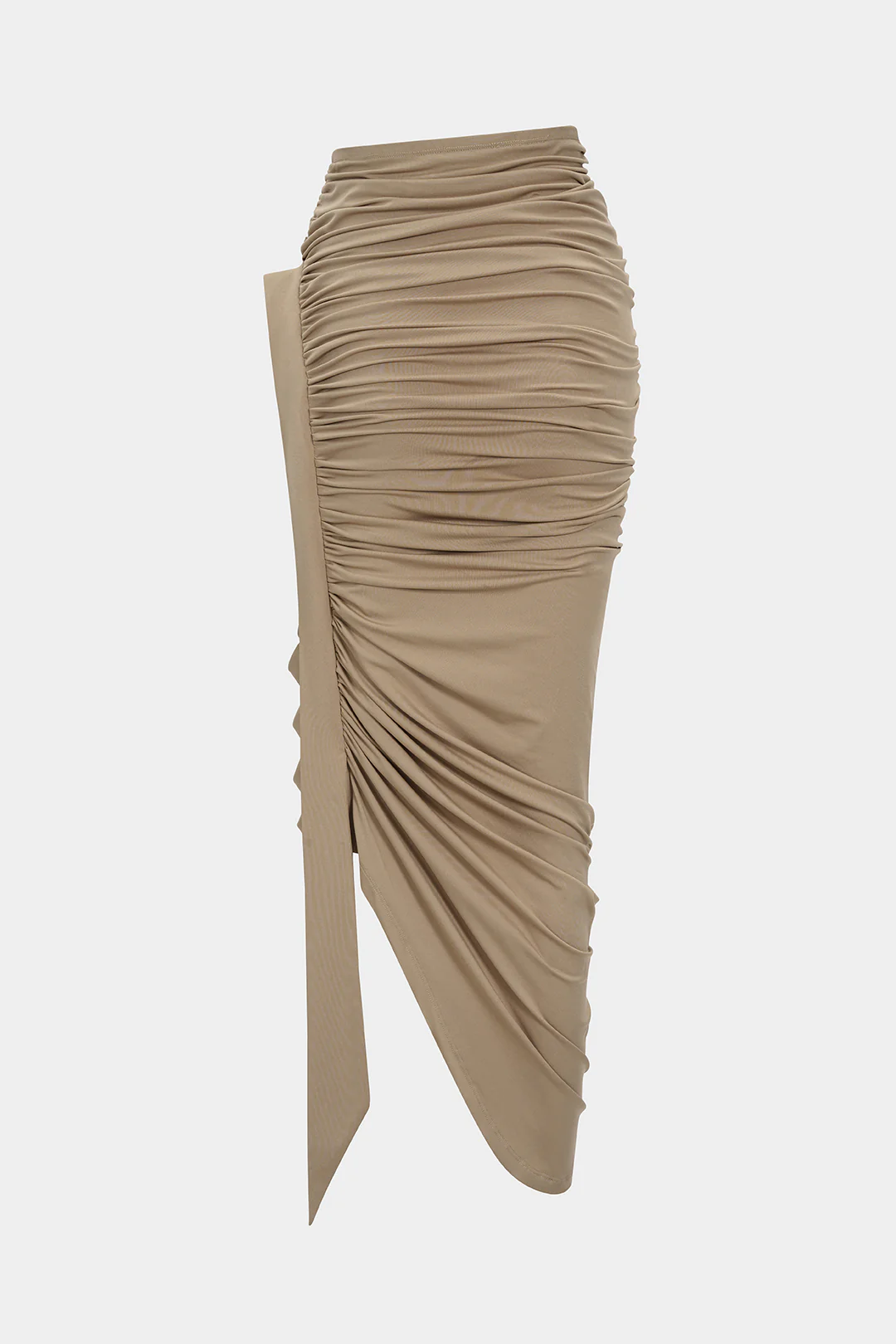 Ruched Asymmetrical Skirt - Weenar