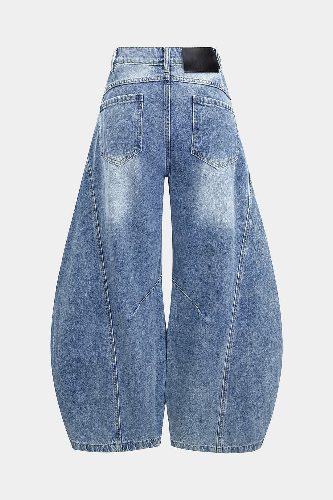 Denim Ripped Wide Leg Jeans - Weenar