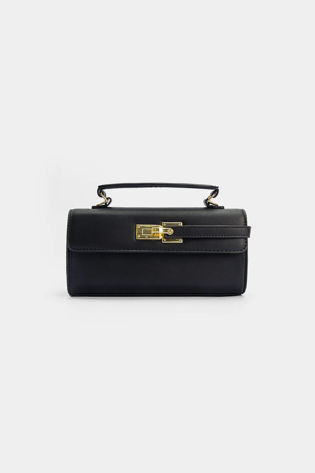 Faux Leather Square Tote Bag - Weenar