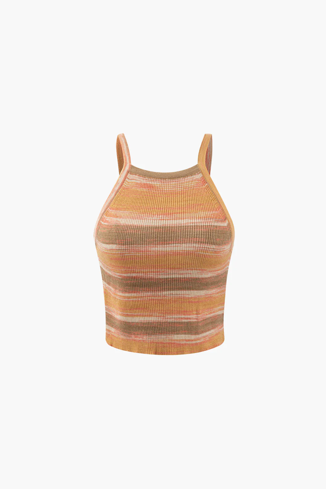 Stripes Contrast Print Slip Cami Top - Weenar