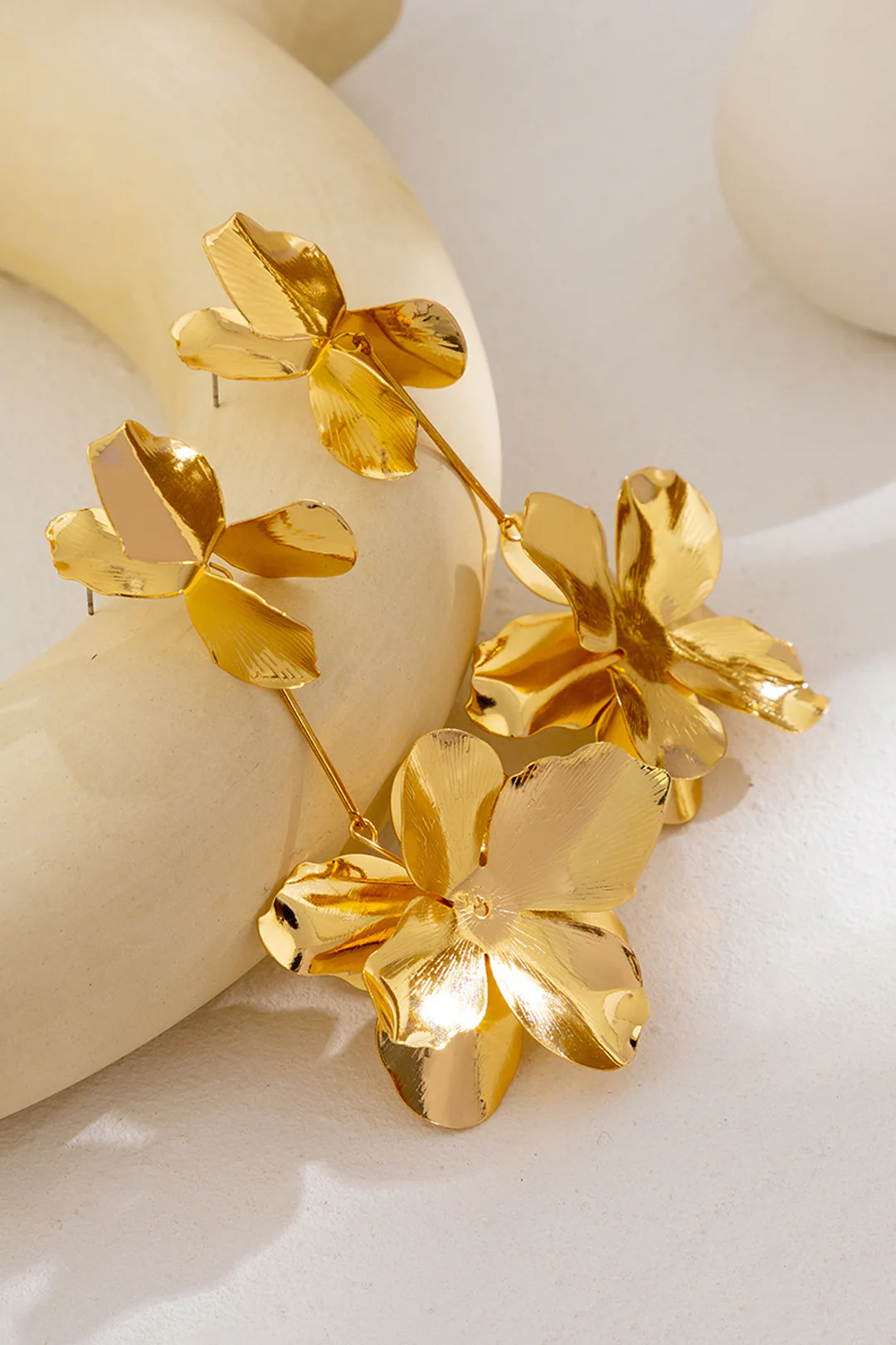 Flower Drop Earrings - Weenar