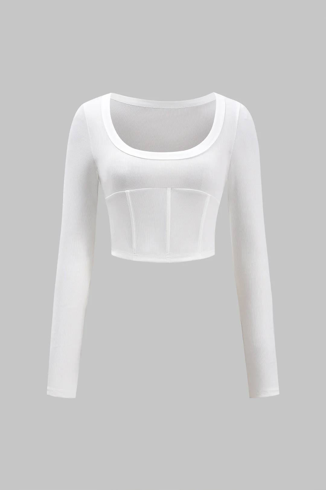 Square Neck Long-Sleeve Top - Weenar