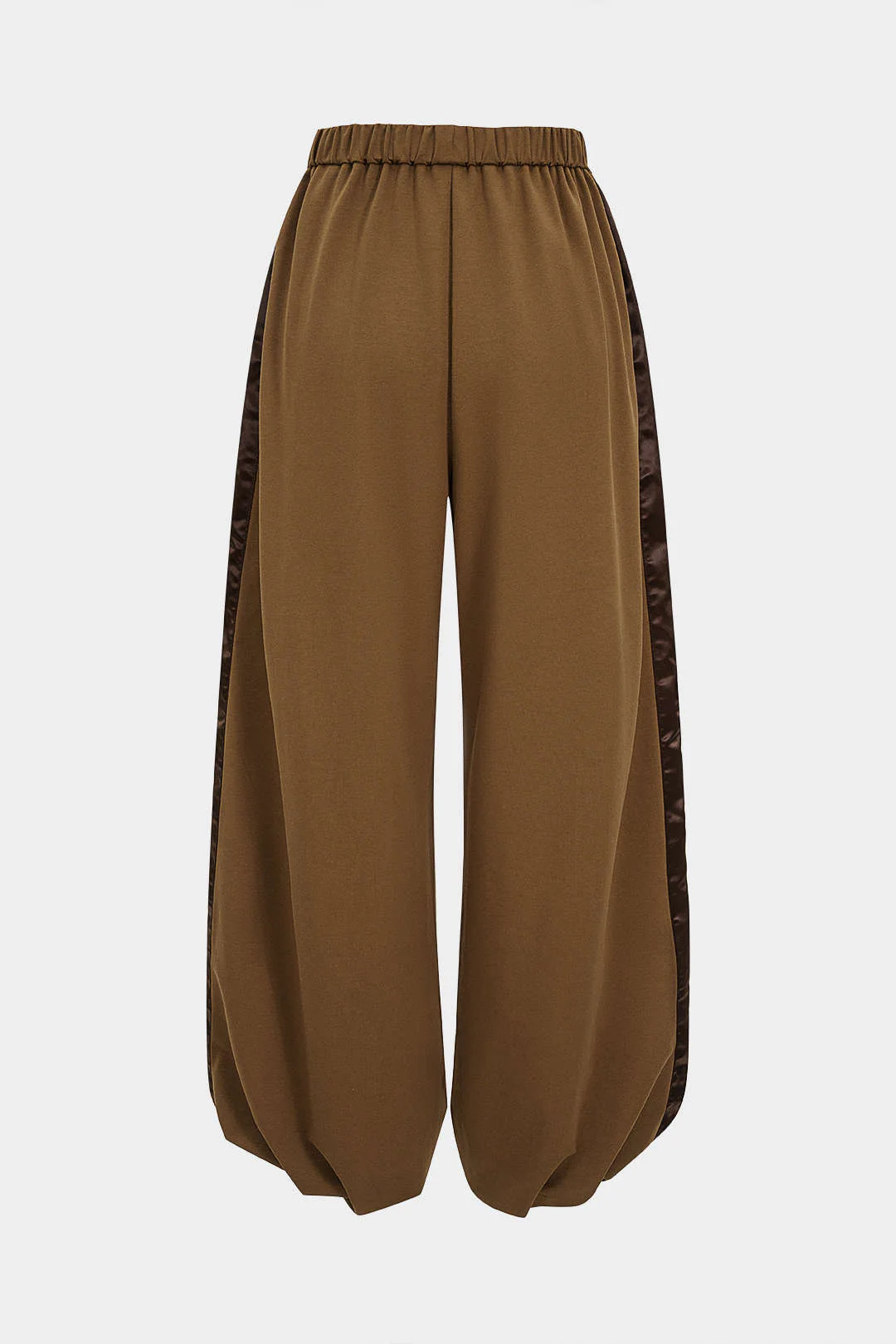 Patchwork Detail Ruched Pants - Weenar